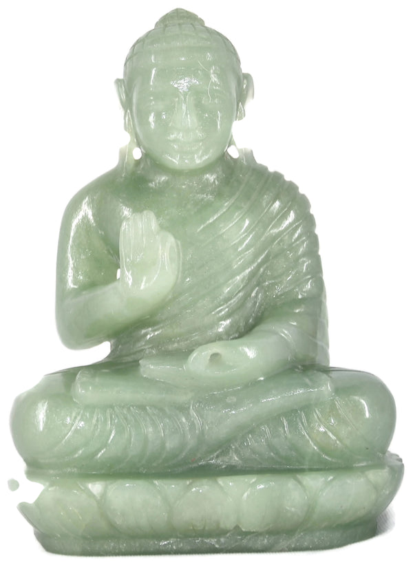 Buy Certified Green Aventurine Buddha Statue - Style 1