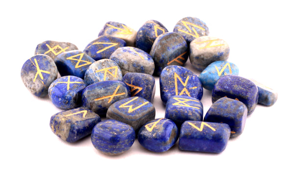 Buy Natural Lapis Lazuli Rune Set