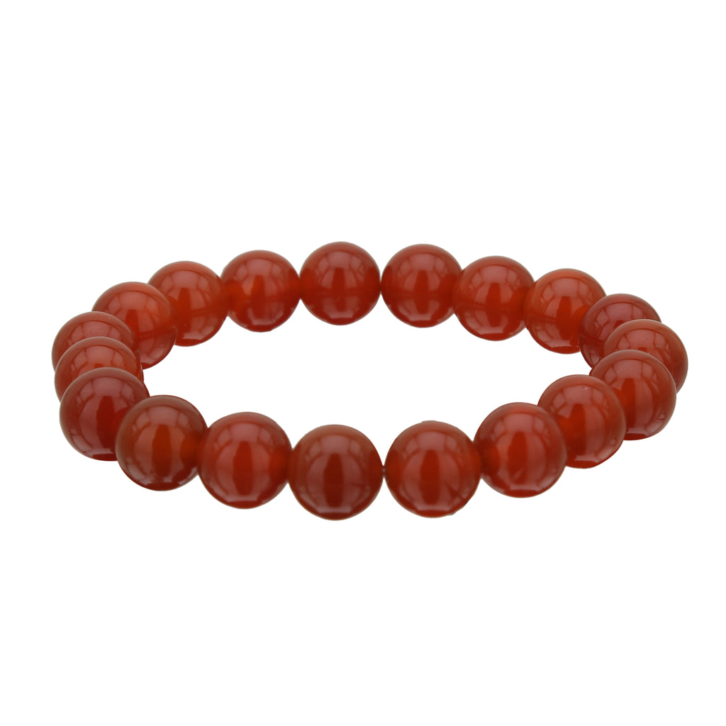 Red Carnelian Macrame Adjustable Wristband Double Layer Stone Bracelet -  Crystals Store