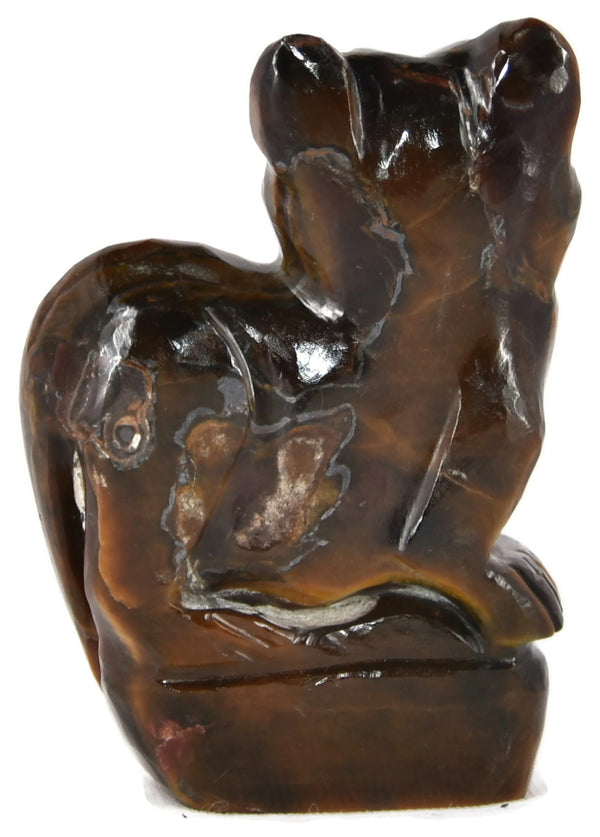 Buy Certified Tiger Eye Cat Figurine Gemstone