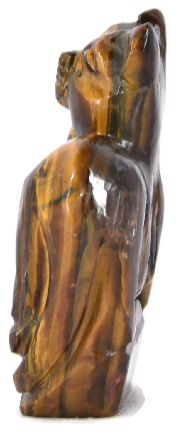 Buy Certified Tiger Eye Cat Figurine Gemstone