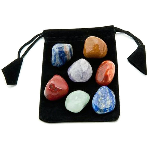 Seven Chakra Tumbled Set - Healing Crystals India