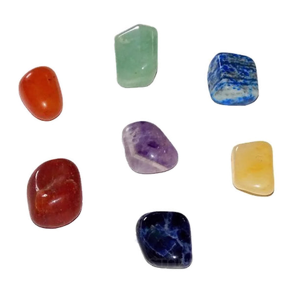 Seven Chakra Tumbled Set - Healing Crystals India