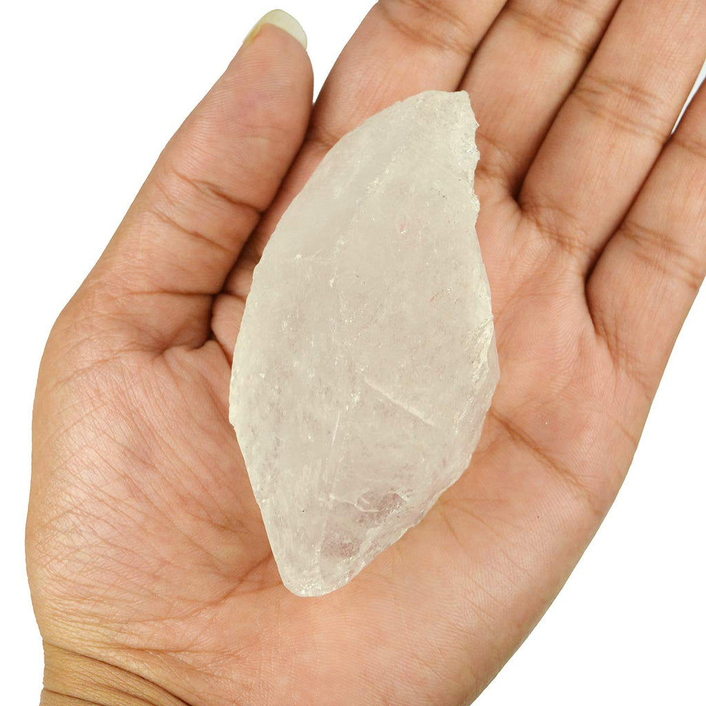 Crystal Quartz 10 Piece Raw Stone 2 Inches - Healing Crystals India