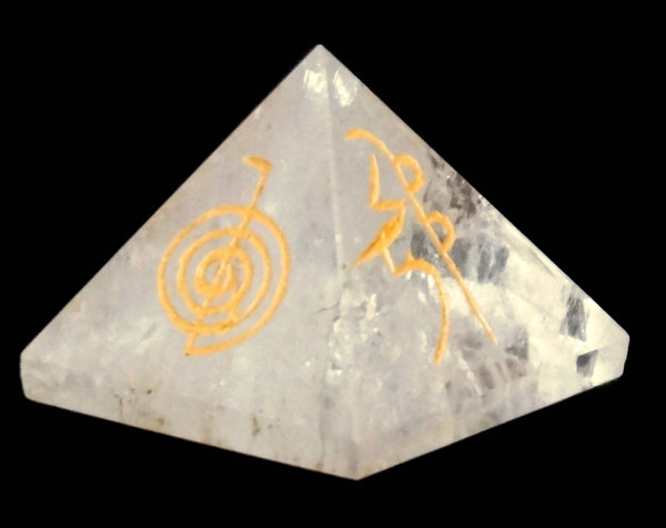 Buy Original Crystal Quartz Reiki Pyramid Crystal