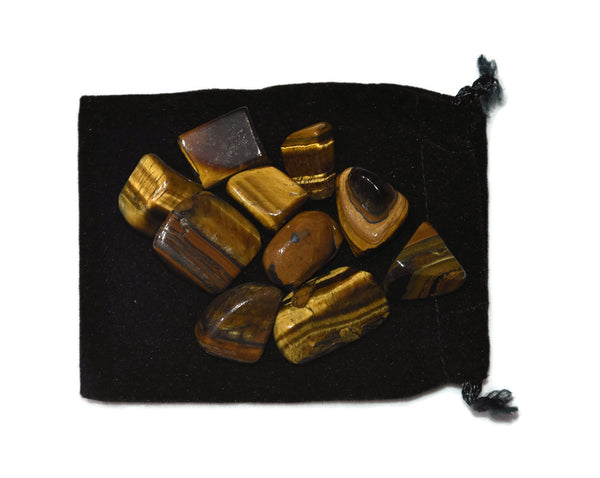 Buy Natural Tiger Eye Tumbled Stones