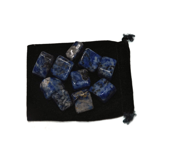 Sodalite Tumbled 10 Pieces - Healing Crystals India