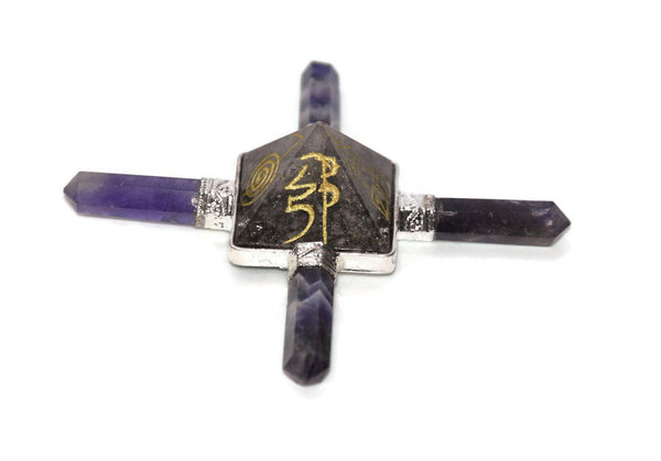 Amethyst Reiki 4 Pencil Energy Generator - Healing Crystals India