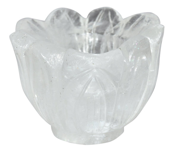 Buy Certified Crystal Quartz Carving Flower