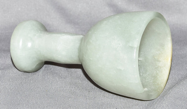 Green Aventurine Wine Goblet 4.6 Inches - Healing Crystals India