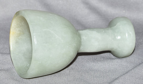 Green Aventurine Wine Goblet 4.6 Inches - Healing Crystals India