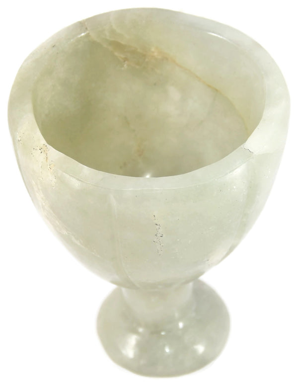 Green Aventurine Wine Goblet 3.6 Inches - Healing Crystals India