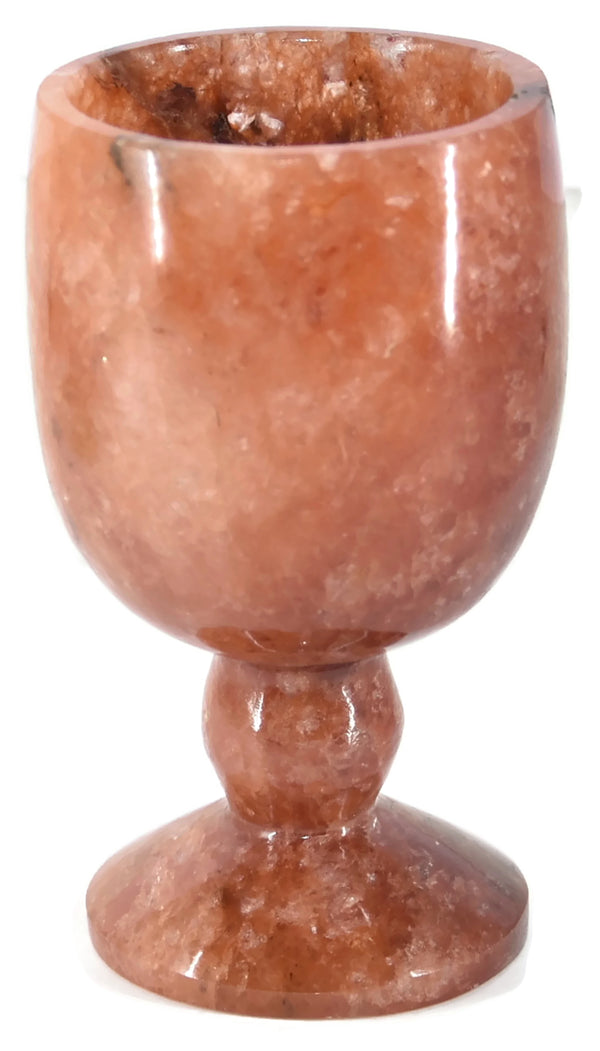 Red Aventurine Wine Goblet 4 Inches - Healing Crystals India