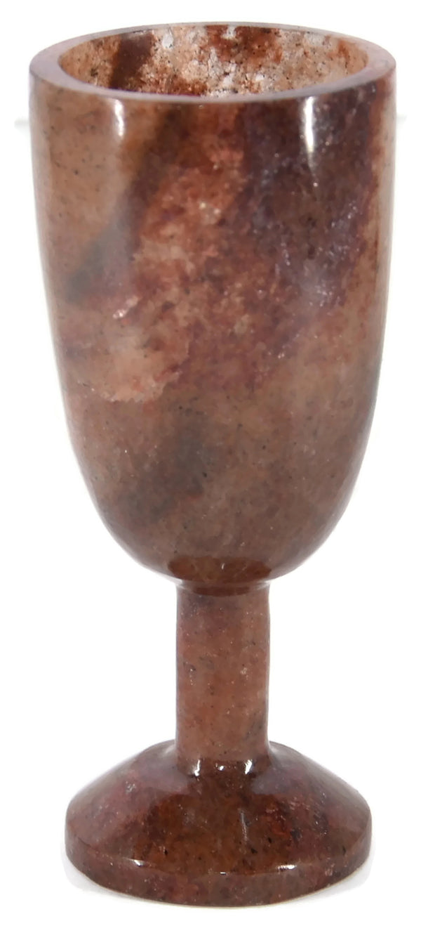 Red Aventurine Wine Goblet 3.5 Inches - Healing Crystals India