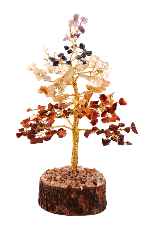 Buy certified Seven Chakra stones Golden Tree