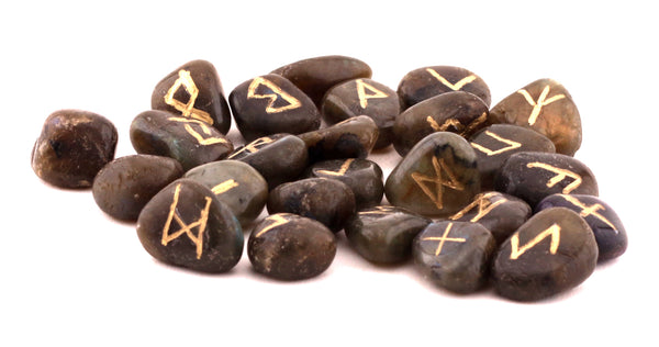Buy Certified Labradorite Tumbled Rune Set 