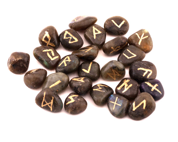 Labradorite Tumbled Runes - Healing Crystals India