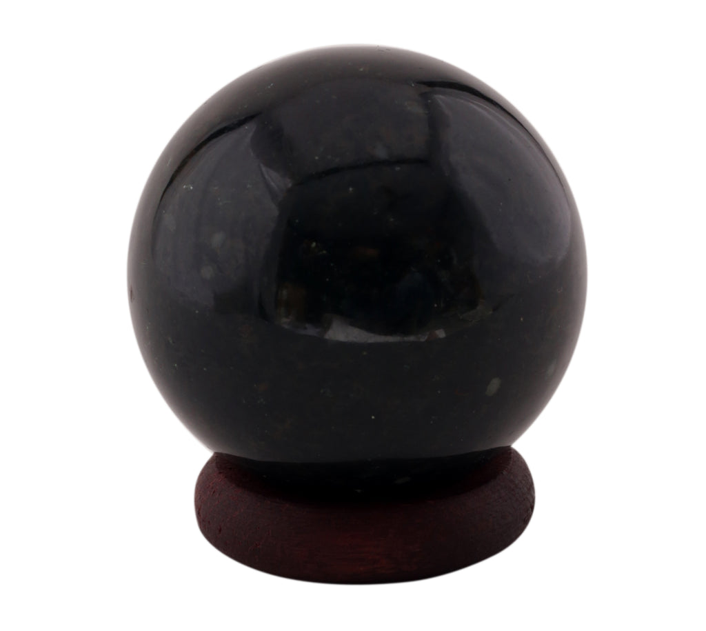 Black Obsidian Sphere 45-50 MM - Healing Crystals India