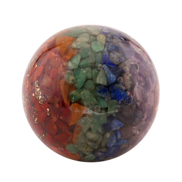 Buy Natural Seven Chakra Orgone Layer Sphere