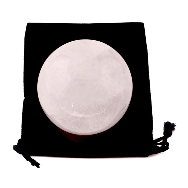 Buy natural White Selenite crystal sphere