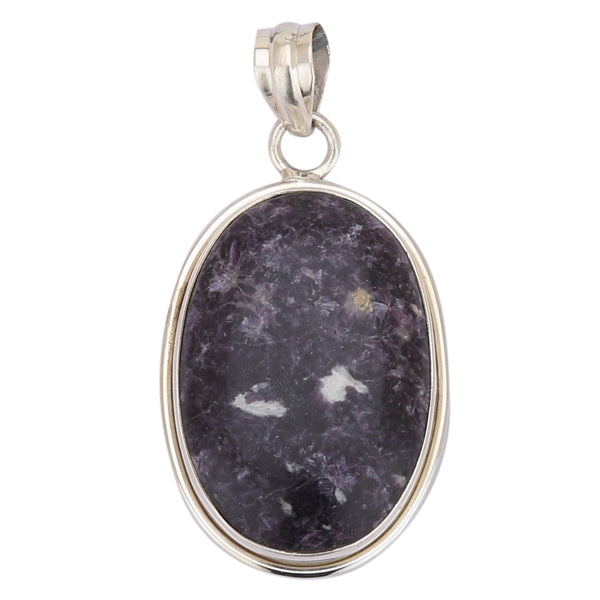 Charoite 925 Silver Pendant - Healing Crystals India