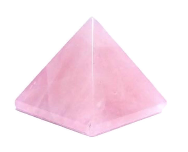 Buy Natural Rose Quartz Pyramid Crystal