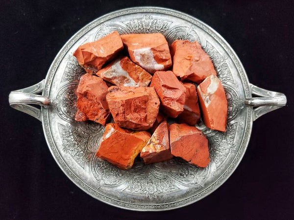 Buy Natural Red Jasper 3 Piece Raw Stone 2 Inches