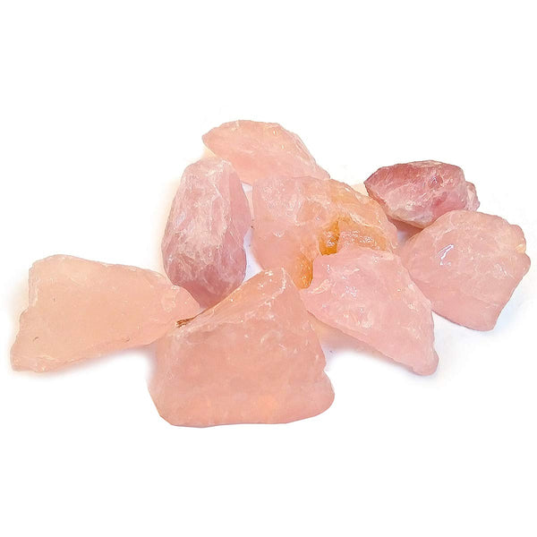 Buy Natural Rose Quartz 5 Pieces Raw Stone 2 Inches