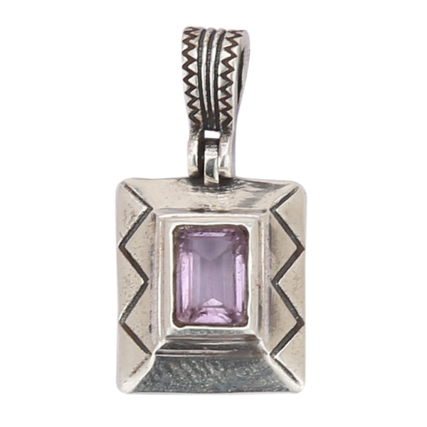 Buy Certified Amethyst 925 Sterling Silver Vintage Pendant
