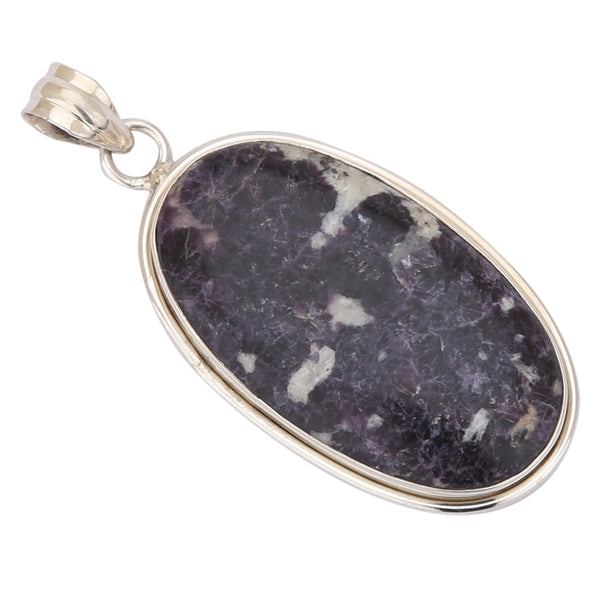 Charoite 925 Silver Pendant - Healing Crystals India