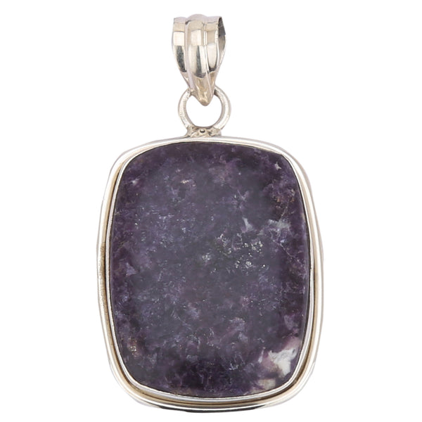 Charoite 925 Sterling Silver Pendant - Healing Crystals India