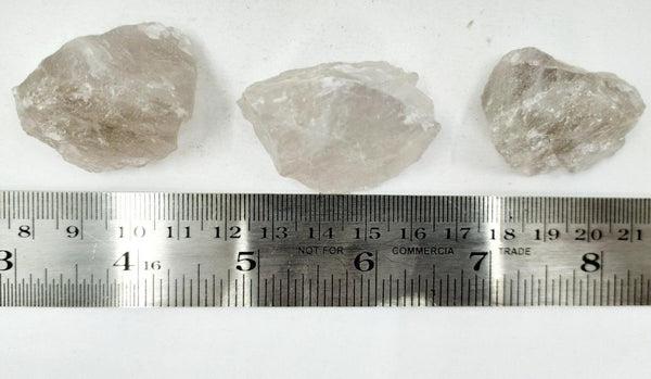 Smoky Quartz 5 Piece Raw Stone 2 Inches - Healing Crystals India