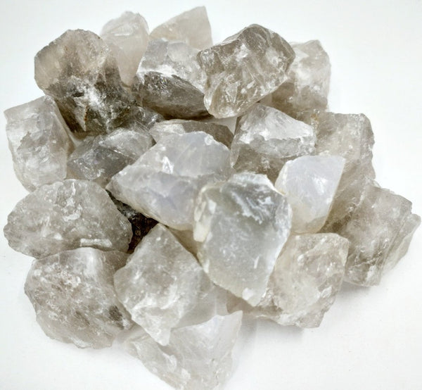 Smoky Quartz 3 Piece Raw Stone 2 Inches - Healing Crystals India