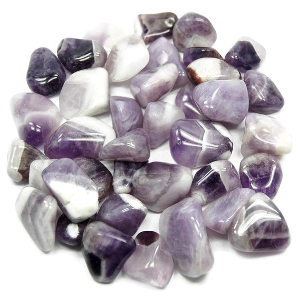 Amethyst 10 Piece Tumbled - Healing Crystals India