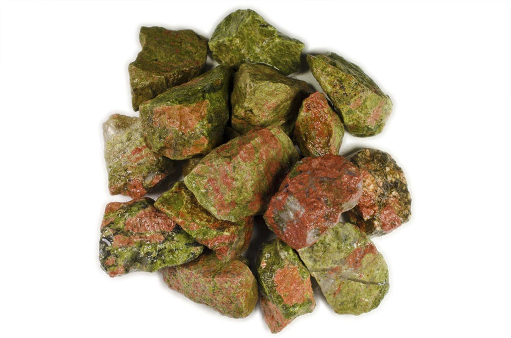 Buy Natural Unakite 3 Piece Raw Stone 2 Inches