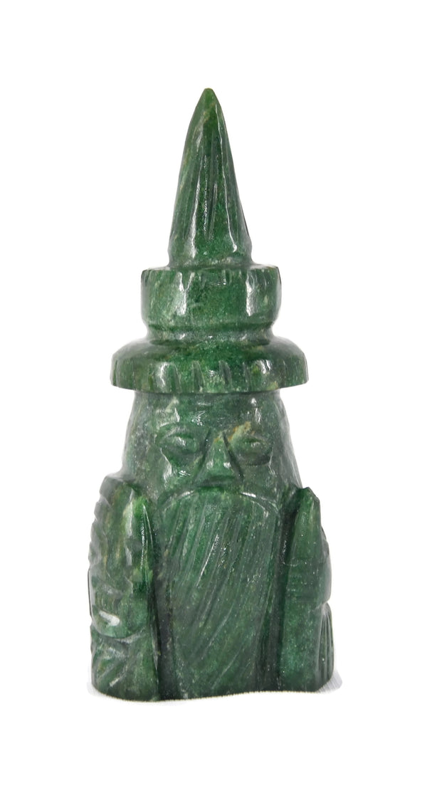 Buy Original Green Aventurine Wizard Statue 4.5 Inches