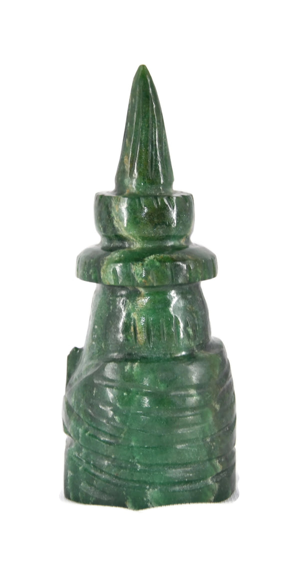 Green Aventurine Wizard Statue 4.5 Inches - Healing Crystals India