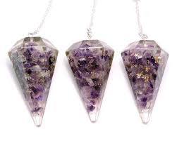Amethyst Orgone Pendulum - Healing Crystals India