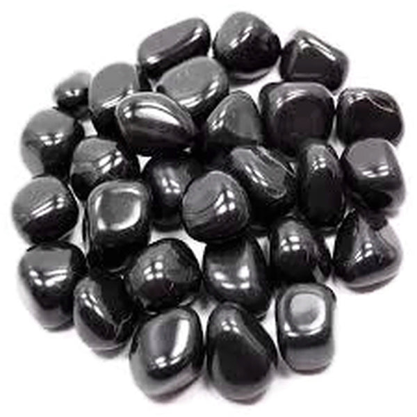 Buy natural Black obsidian tumbled stone