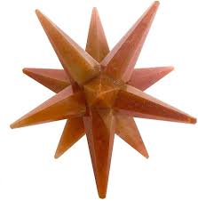 Red Aventurine 12 Point Merkaba - Healing Crystals India