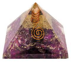 Amethyst Orgone Pyramid 2.5 Inches - Healing Crystals India