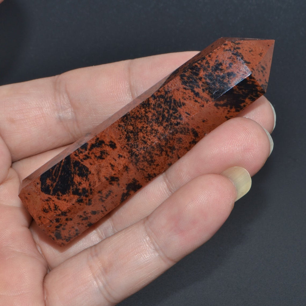 Mahogany Obsidian Pencil Wand 3 Inches - Healing Crystals India
