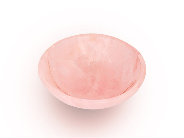 Rose Quartz Bowl 2 Inches - Healing Crystals India