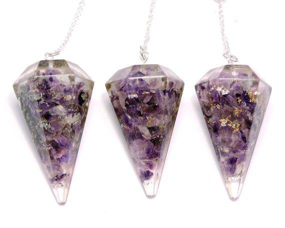 Buy Original Amethyst Orgone Pendulum