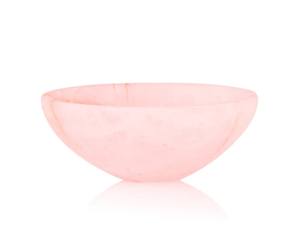 Rose Quartz Bowl 2 Inches - Healing Crystals India