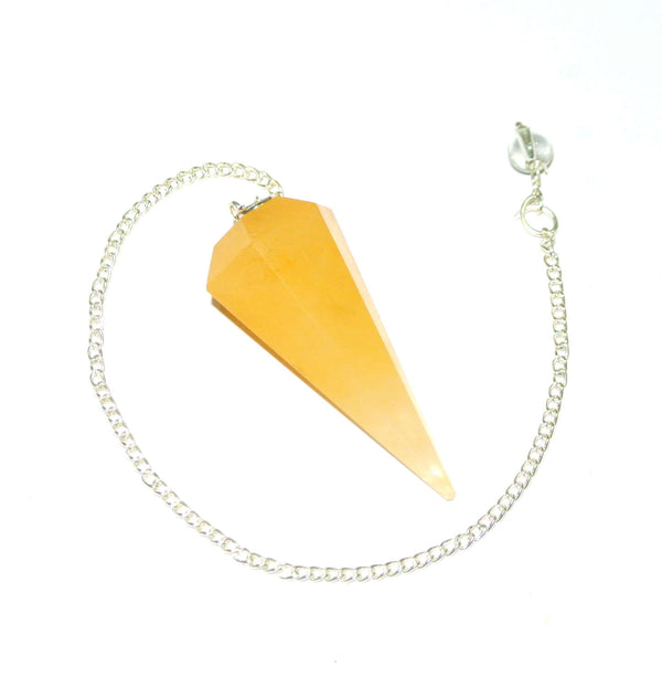 Buy Original Yellow Aventurine 6 Faceted Pendulum