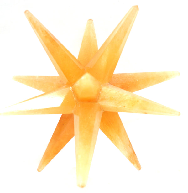Yellow Aventurine 12 Point Merkaba - Healing Crystals India