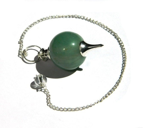 Buy Original Green Aventurine Crystal Ball Pendulum