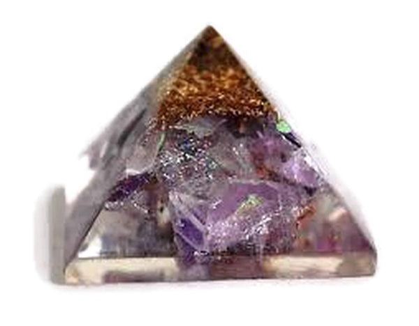 Amethyst Orgone Pyramid 1 Inches - Healing Crystals India