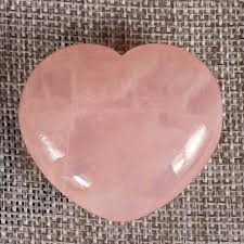 Rose Quartz Heart 1 Inches Set Of 2 - Healing Crystals India